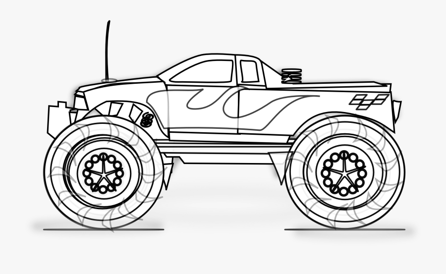 Monster Truck Clip Art, Transparent Clipart