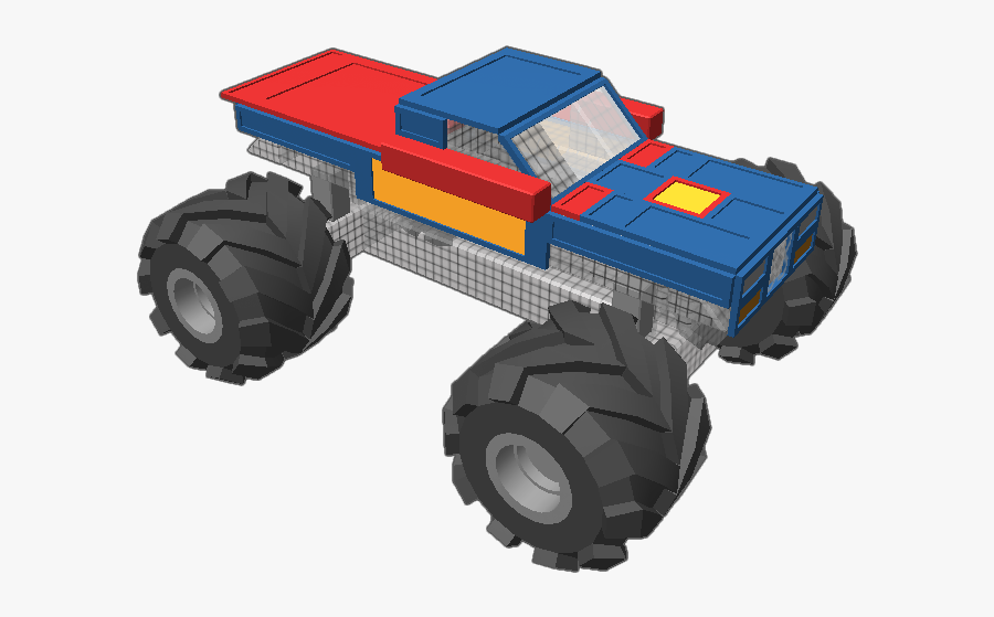 Superman Away Give Credit Monster Jam - Monster Truck, Transparent Clipart