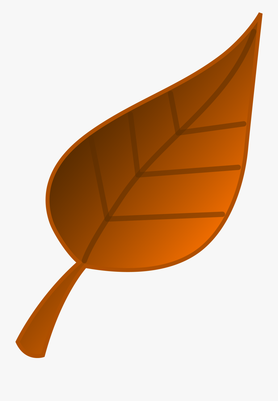 Orange Leaves Clip Art - Brown Leaf Clip Art, Transparent Clipart