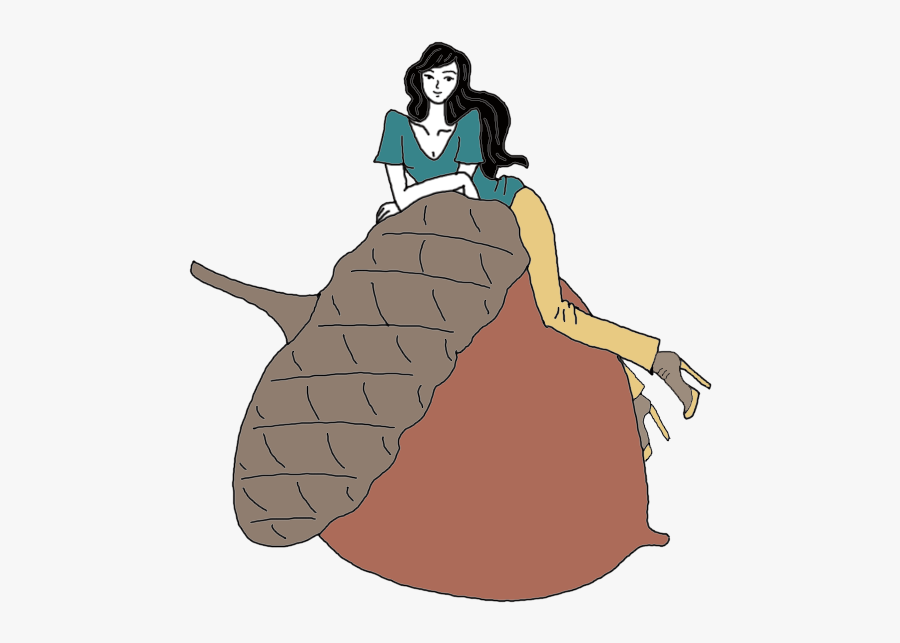 Acorn Tea Leaf - Cartoon, Transparent Clipart