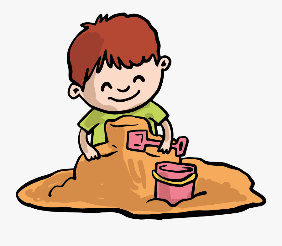 Sand Play Child Clip Art - Play With Sand Clipart, Transparent Clipart