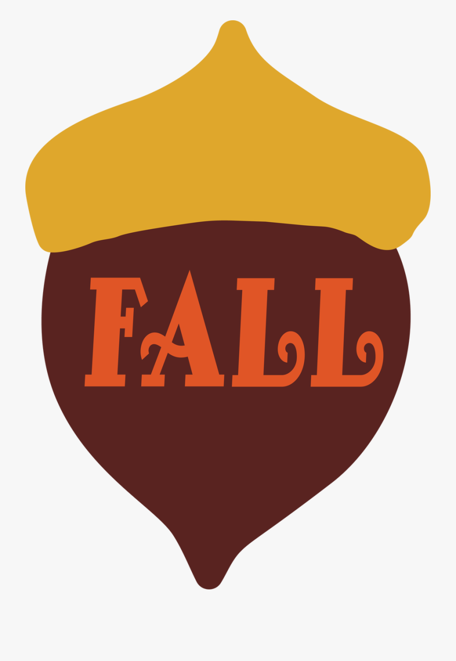 Fall Acorn Svg Cut File - Illustration, Transparent Clipart