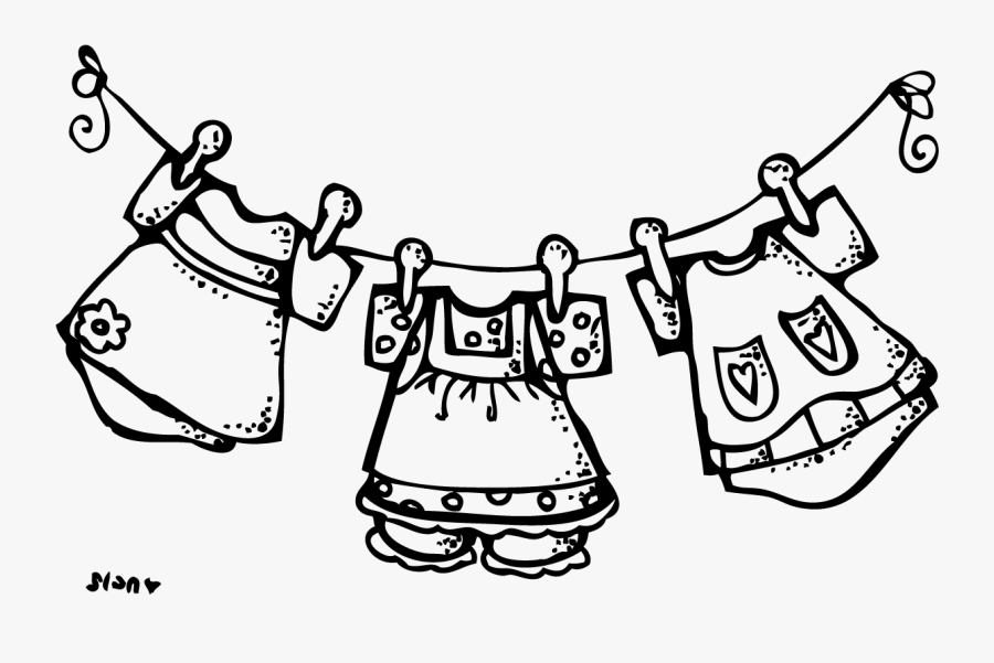 Clothing Clipart Clothes Rail - Cartoon, Transparent Clipart