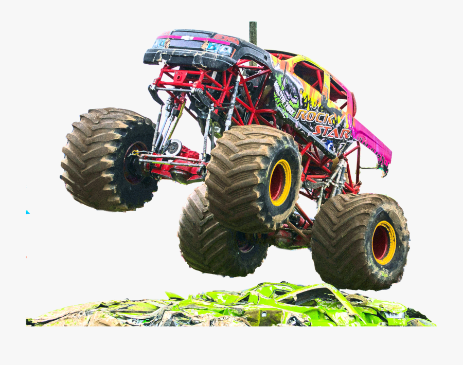 Monster Truck, Transparent Clipart