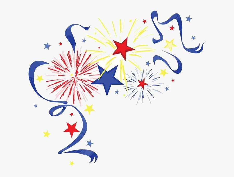 4th Of July Th Fireworks Clipart Transparent Png - July 4th Fireworks Clip Art, Transparent Clipart