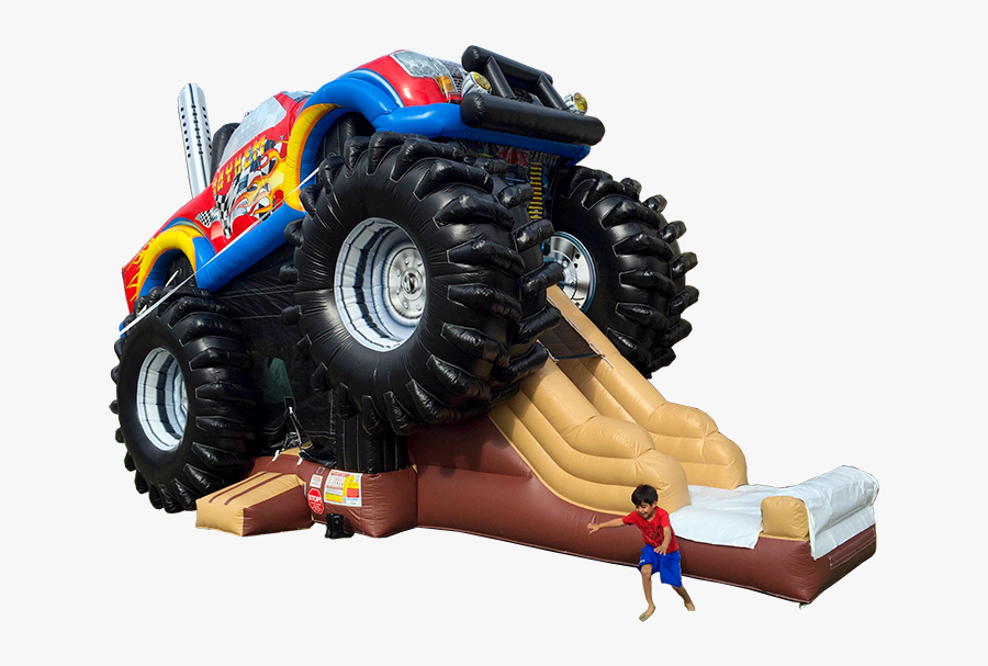 Monster Truck Inflatable Rides, Transparent Clipart