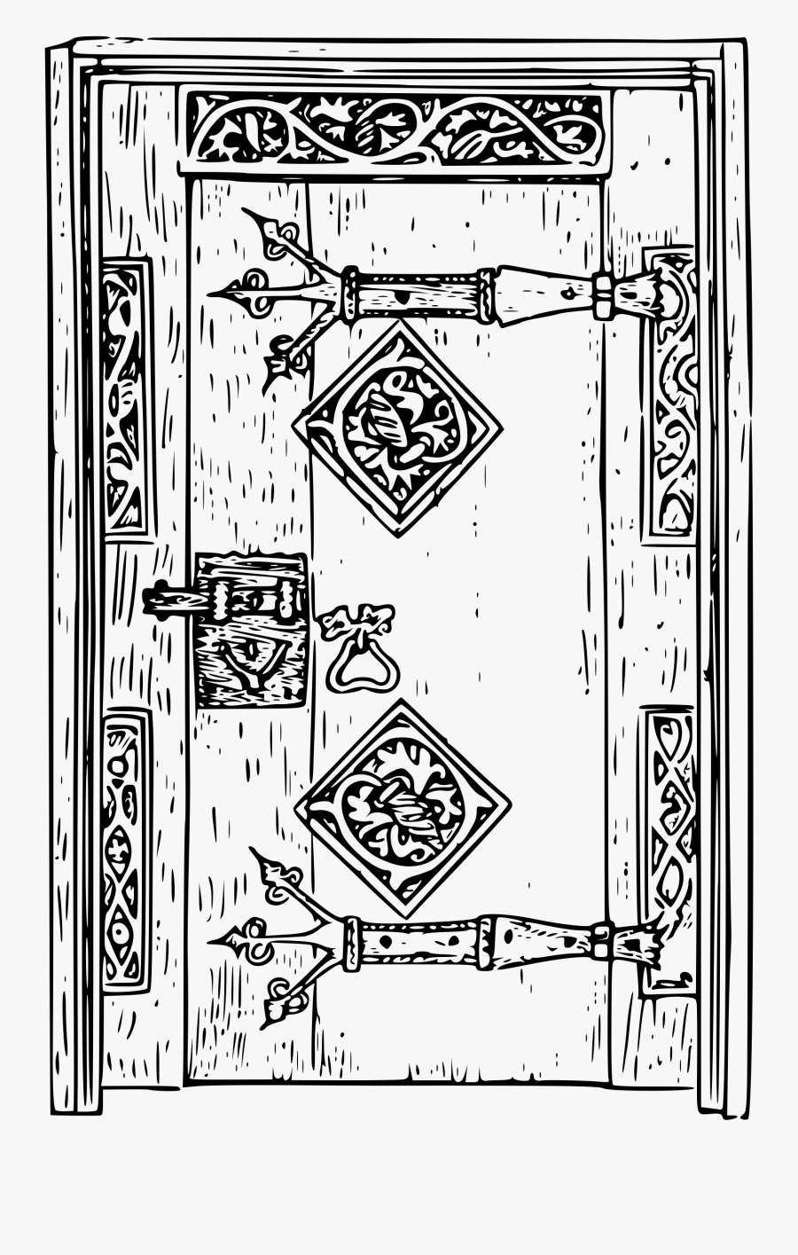 Ancient Door Clip Arts - Old Doors Clip Art, Transparent Clipart