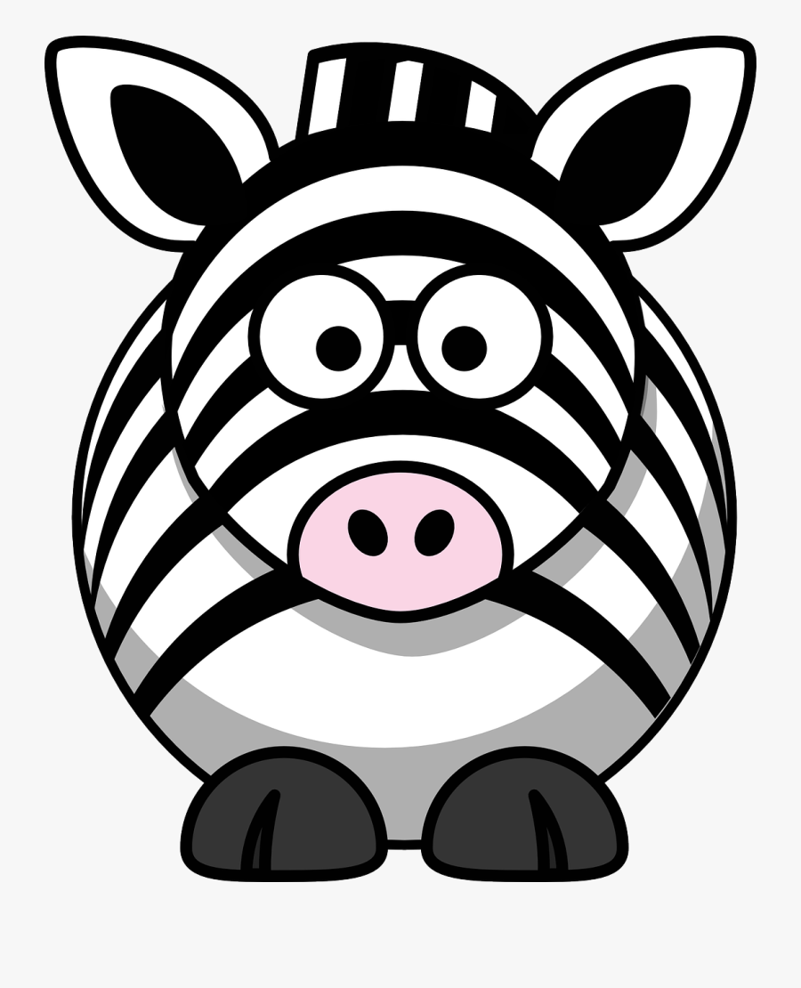 Cartoon Zebra - Openclipart Zebra, Transparent Clipart