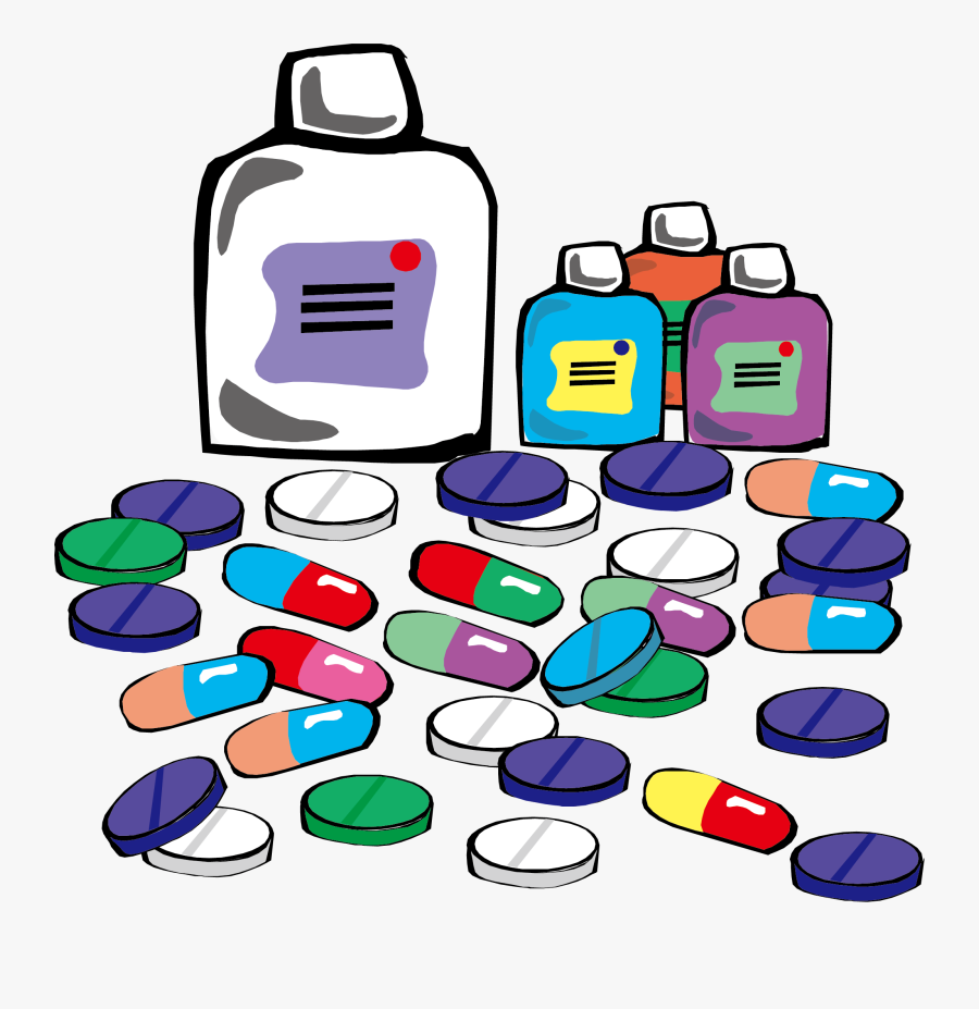 Pharmaceutical Prescription Tablet Drug Medicine Pills - Clip Art Of Medicine, Transparent Clipart