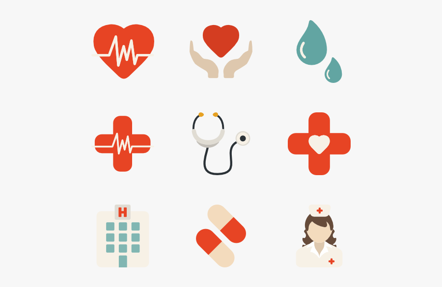 Clip Art Free Icon Download Set - Medical Icon Vector Png, Transparent Clipart