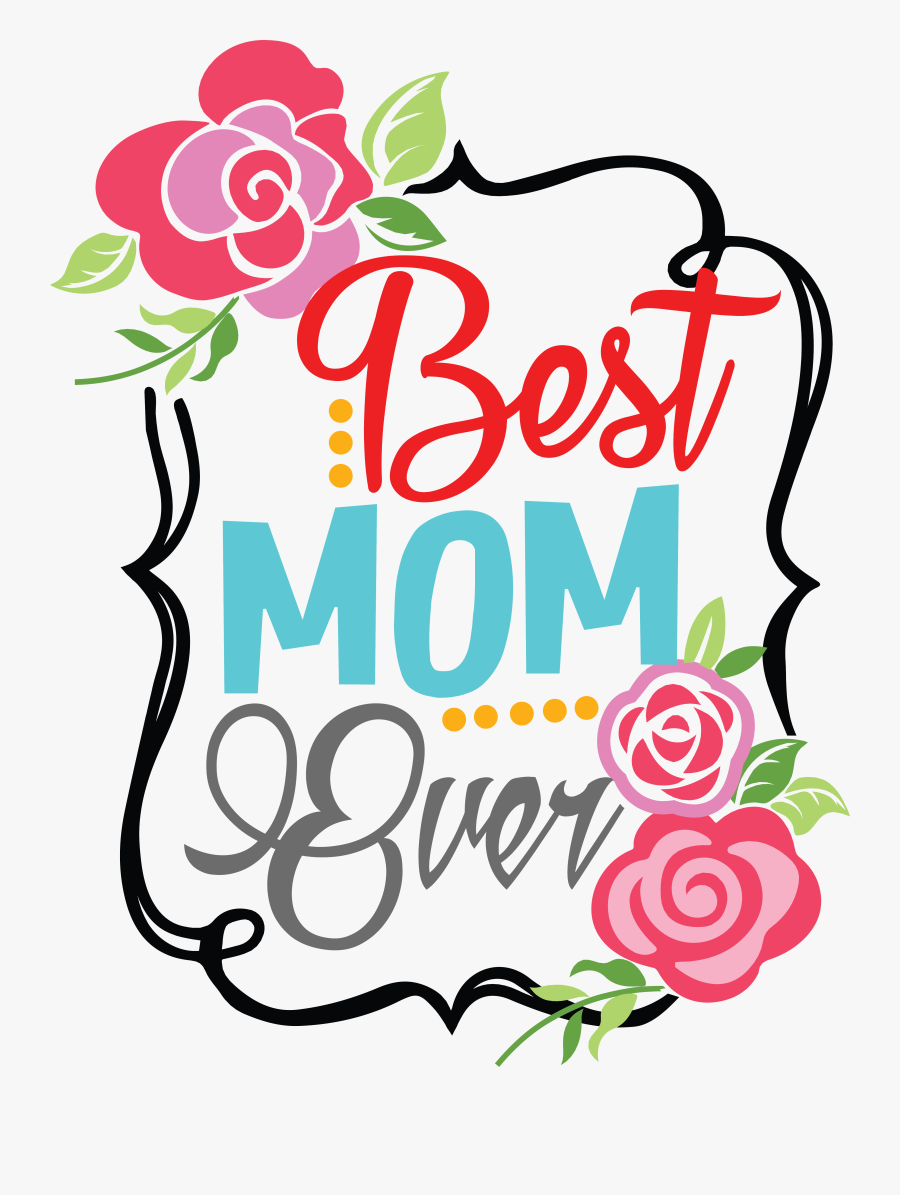 Best Ever At Getdrawings - Best Mom Bubble Letters, Transparent Clipart