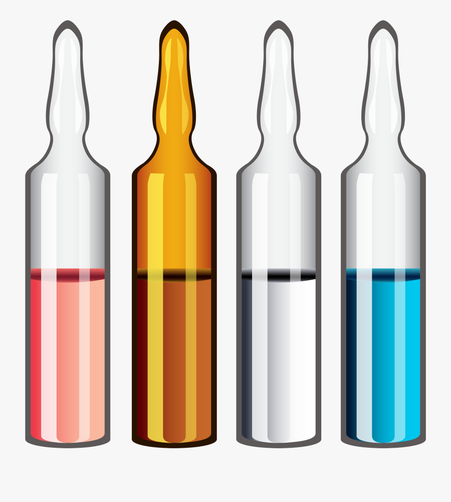 Medical Ampoules Png Clipart - Transparent Glass Ampoules Free, Transparent Clipart