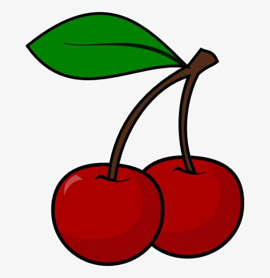 Cherry Clipart Cherry Outline - Cherries Clipart, Transparent Clipart