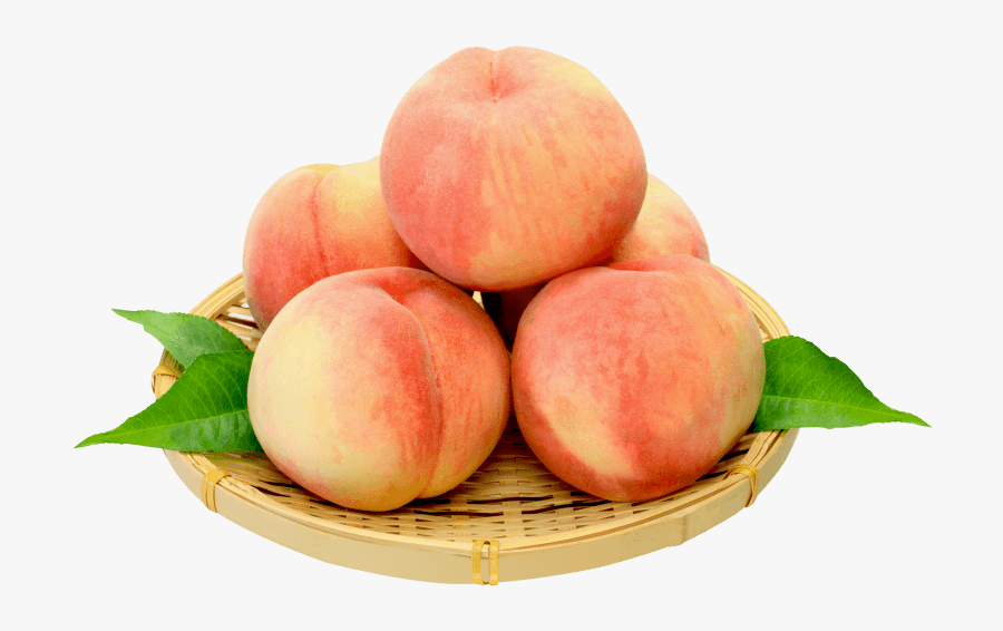 Transparent Plum Clipart - Basket Of Peaches Png, Transparent Clipart