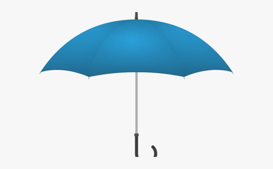 Umbrella Clipart Teal - Cartoon Umbrella Transparent Background, Transparent Clipart