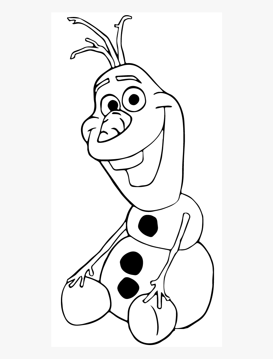 Disney Olaf Coloring Pages, Transparent Clipart