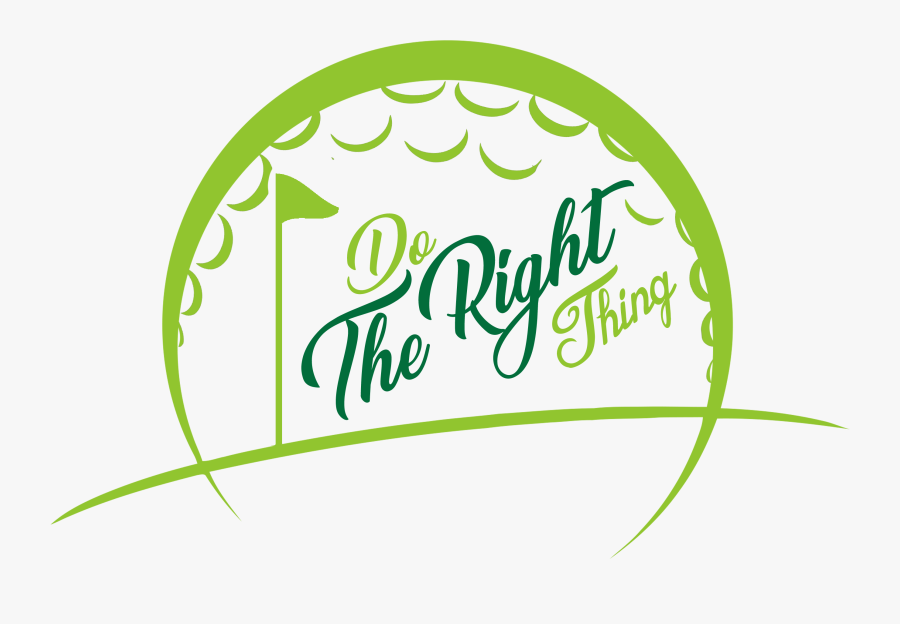 Do The Right Thing Golf Summer 19 Tournament Logo - Catering, Transparent Clipart