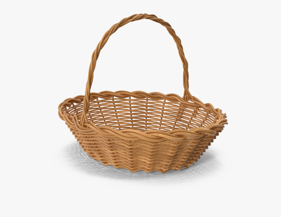 Easter Basket Clip Art - Empty Gift Basket Png, Transparent Clipart
