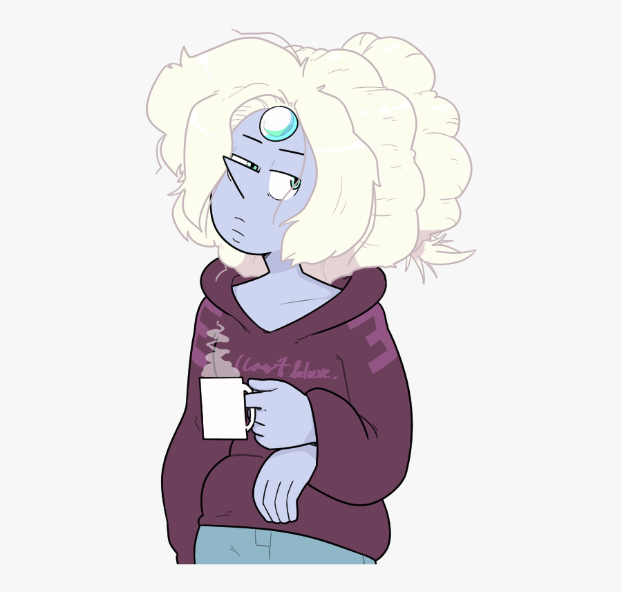 Opal With A Messy - Opal Steven Universe Fanart, Transparent Clipart