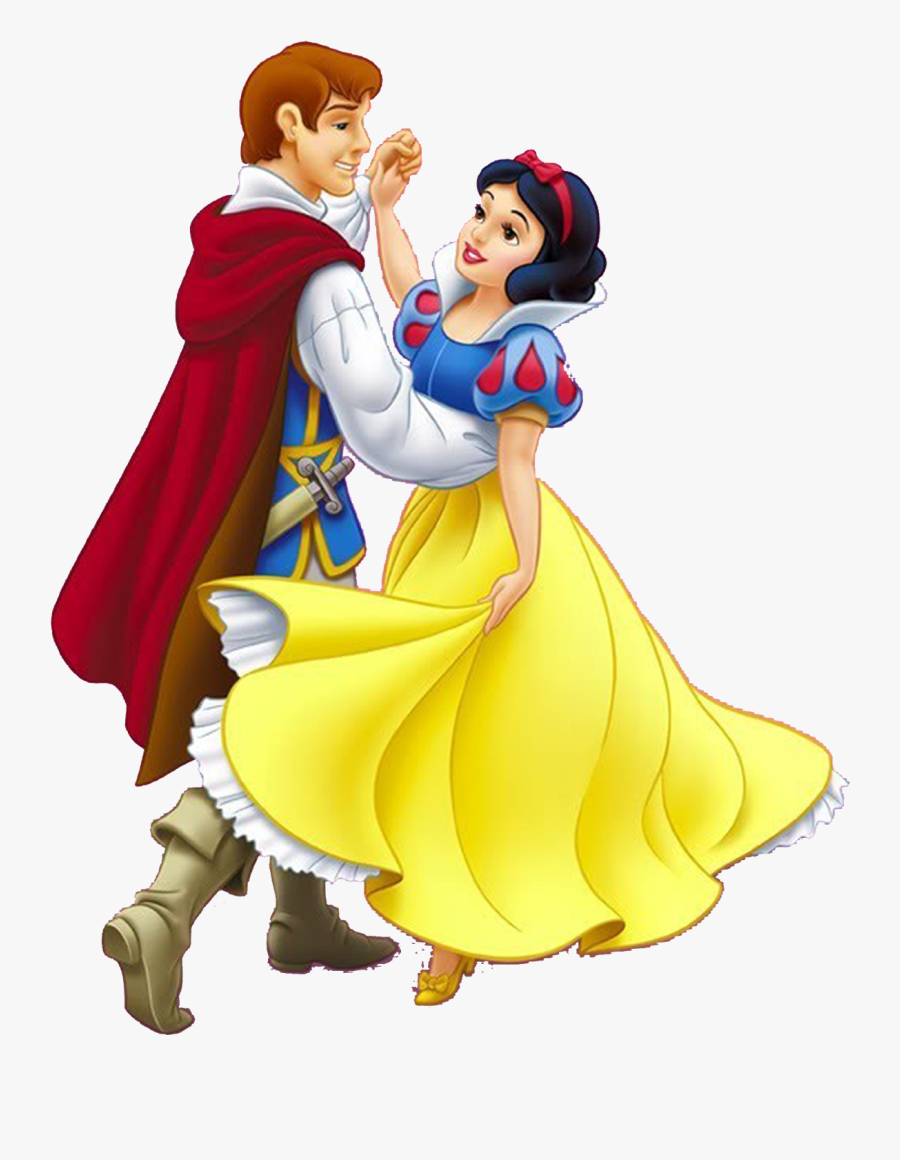 Snow White Prince Charming Rapunzel Seven Dwarfs Disney - Disney Snow White And Prince Charming, Transparent Clipart