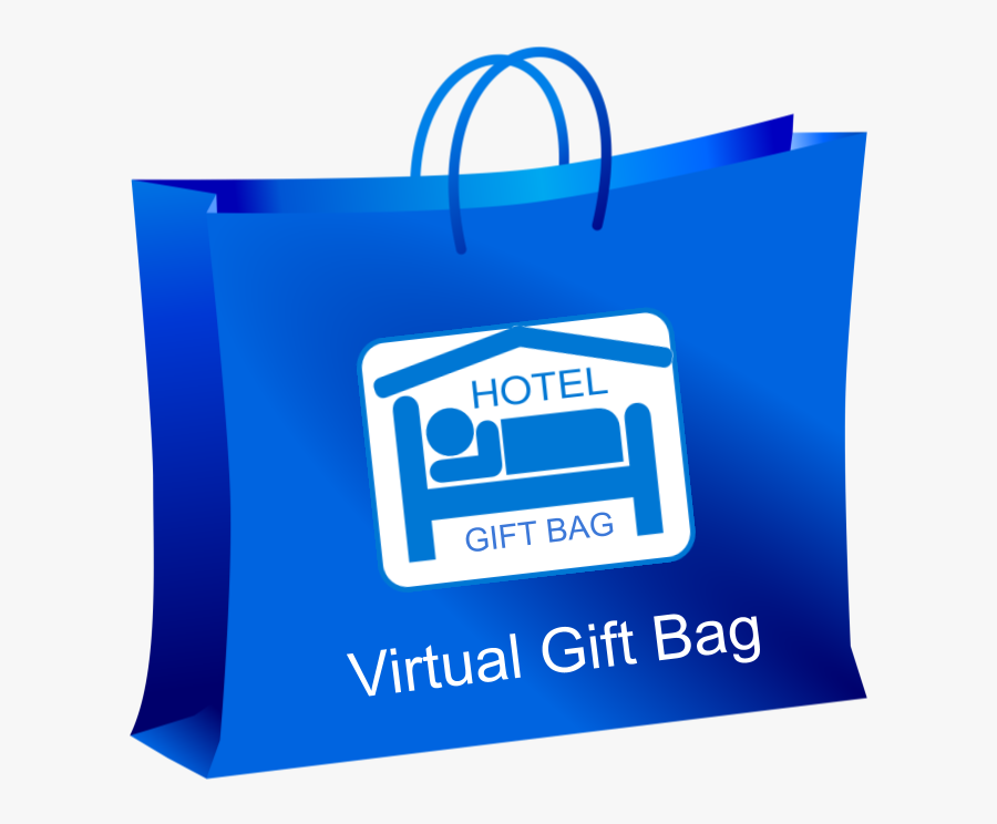 Blue Shopping Bag Png, Transparent Clipart
