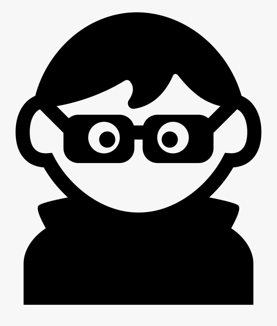 Boy With Eyeglasses Dark Clothes And Hair - Gambar Png Cowok Keren, Transparent Clipart