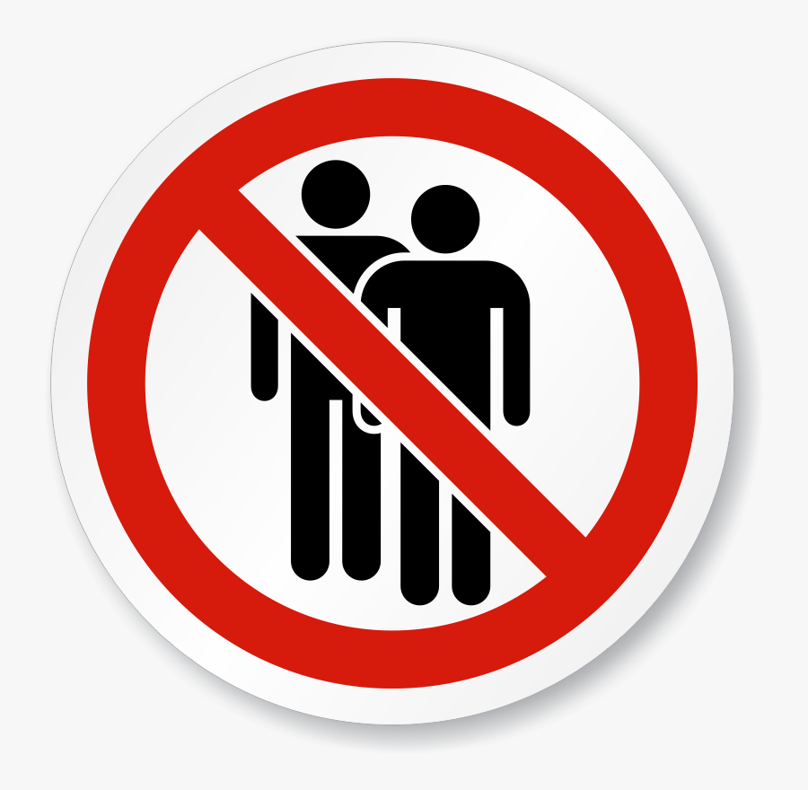 No People Sign - No People Sign Png, Transparent Clipart