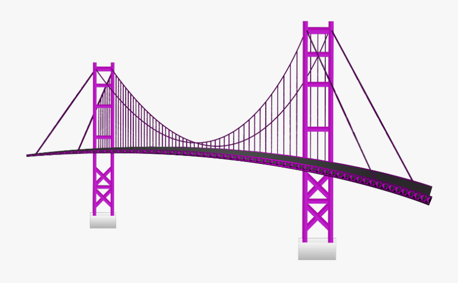 Transparent Golden Gate Bridge Clipart, Transparent Clipart