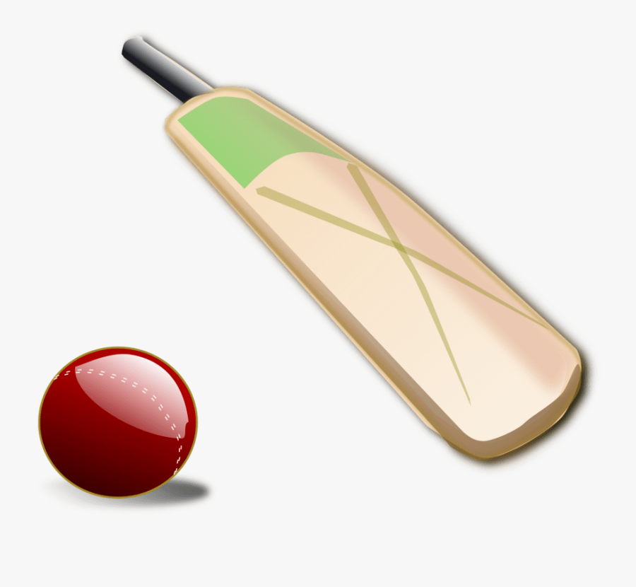 Thumb Image - Cartoon Cricket Bat And Ball, Transparent Clipart