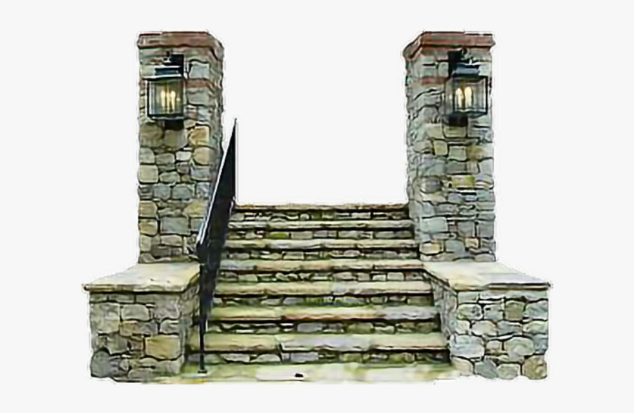 #steps #stone #brick @laetitiadez - Merdiven Manzarası, Transparent Clipart