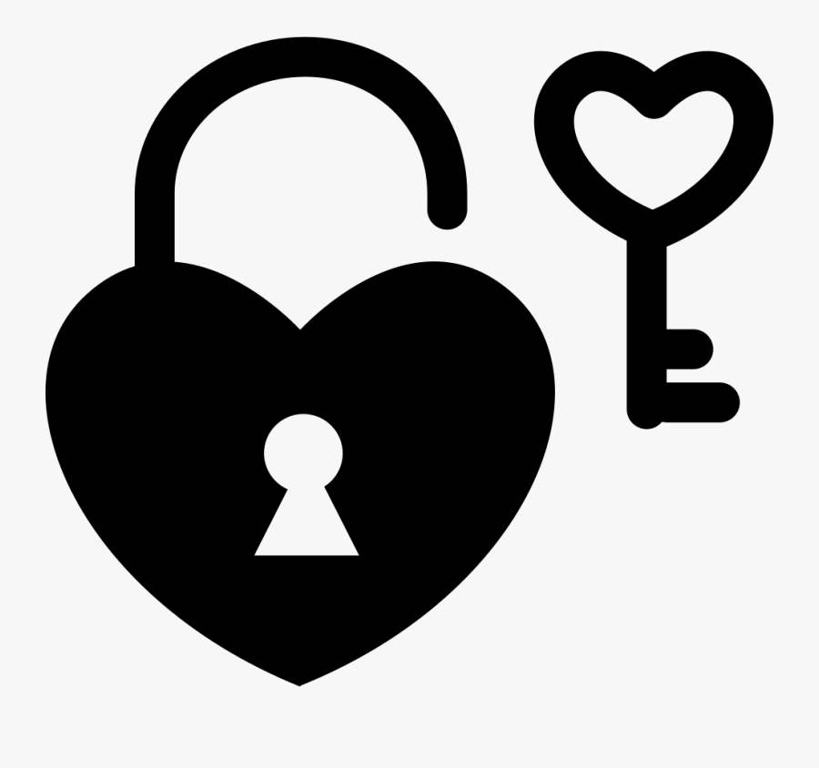 Heart Key Png Picture - Key And Heart Png, Transparent Clipart