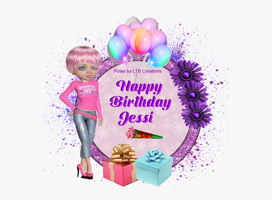 Glitter Text » Personal » Happy Birthday - Happy Birthday Jessi, Transparent Clipart