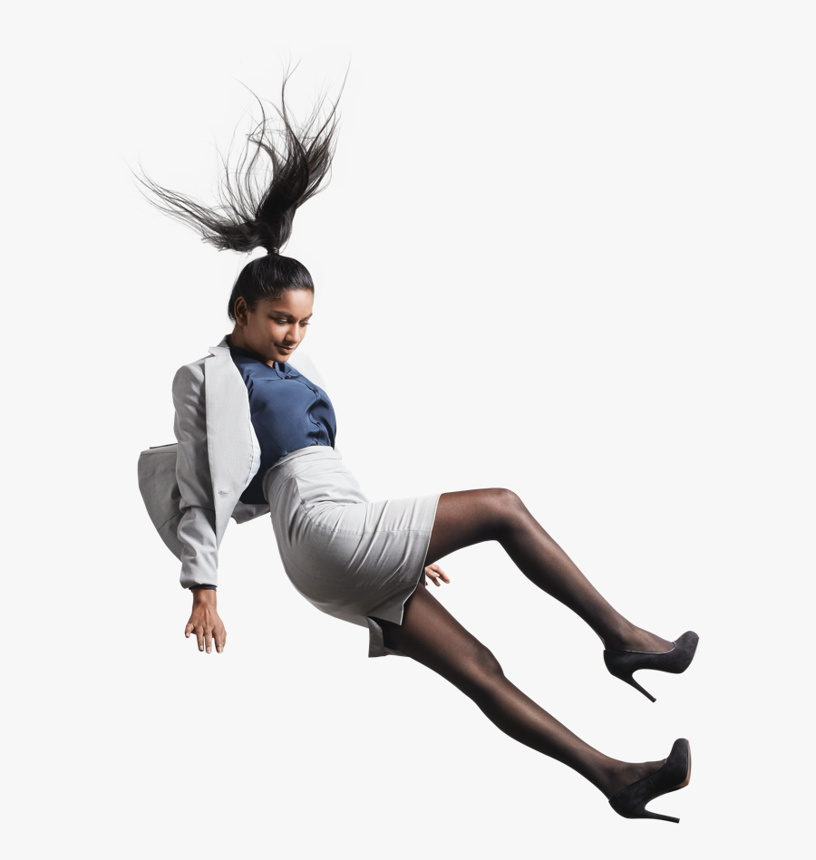 Woman Falling Png, Transparent Clipart