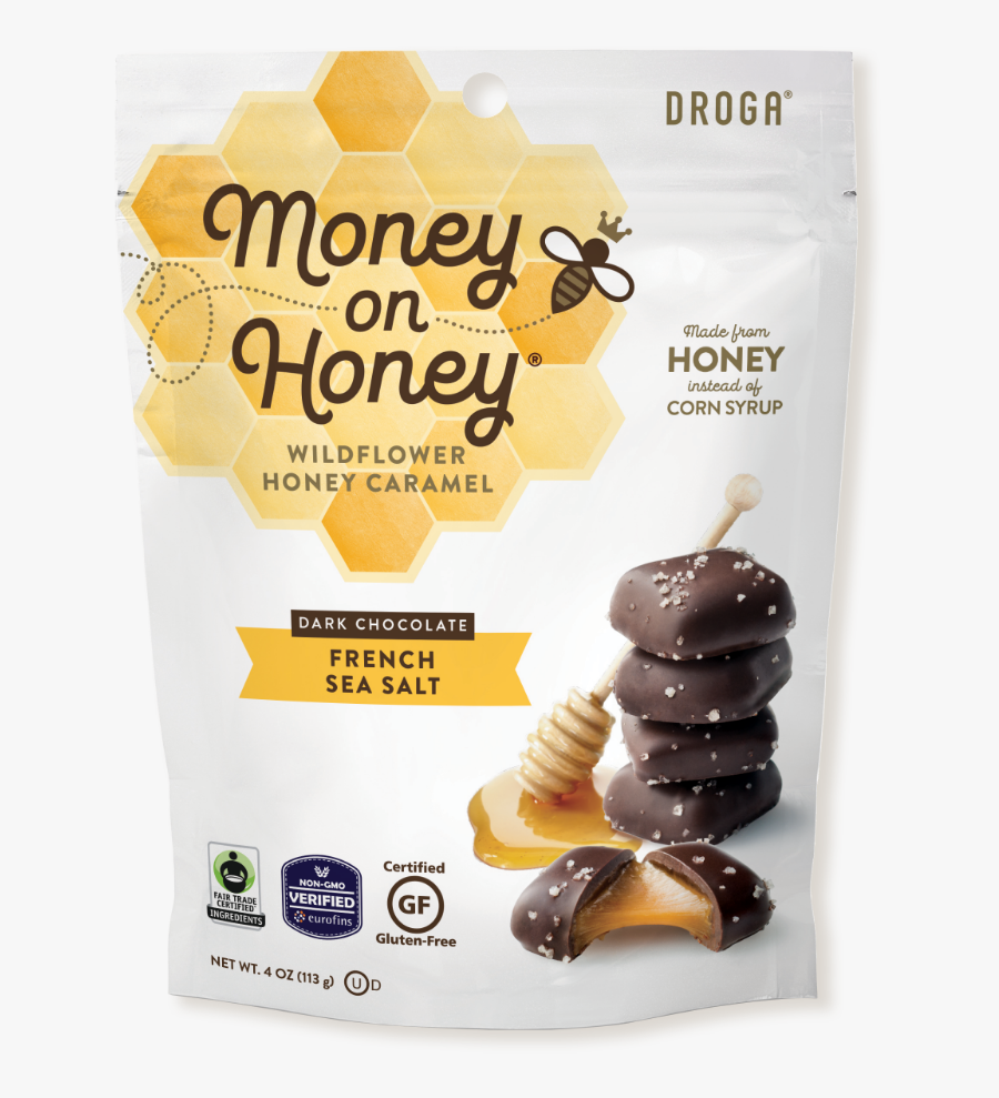 Money On Honey Dark Chocolate - Money On Honey Brown Rice Crispy, Transparent Clipart