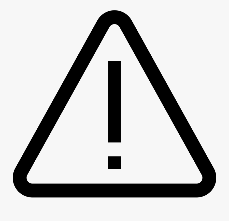 Warning Triangle Svg Png - Danger Icon Free, Transparent Clipart