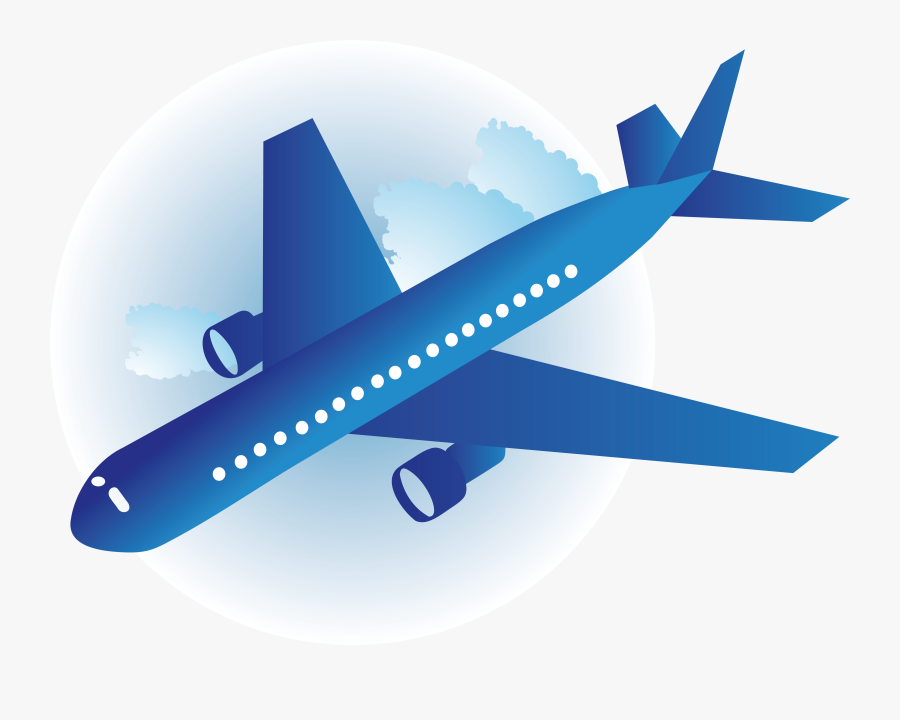 Airplane Aircraft Flight Air Transportation - Airplane, Transparent Clipart