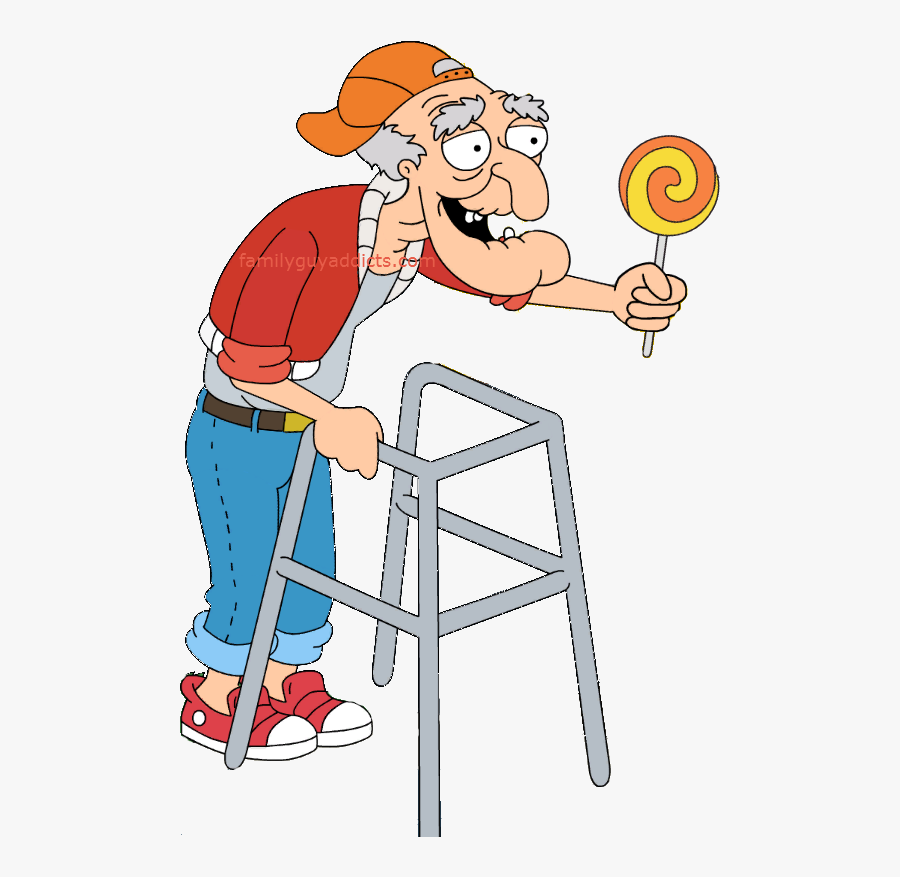 Dj Herbert Lollipop Rockstar Peter - Herbert In Uniform Family Guy, Transparent Clipart