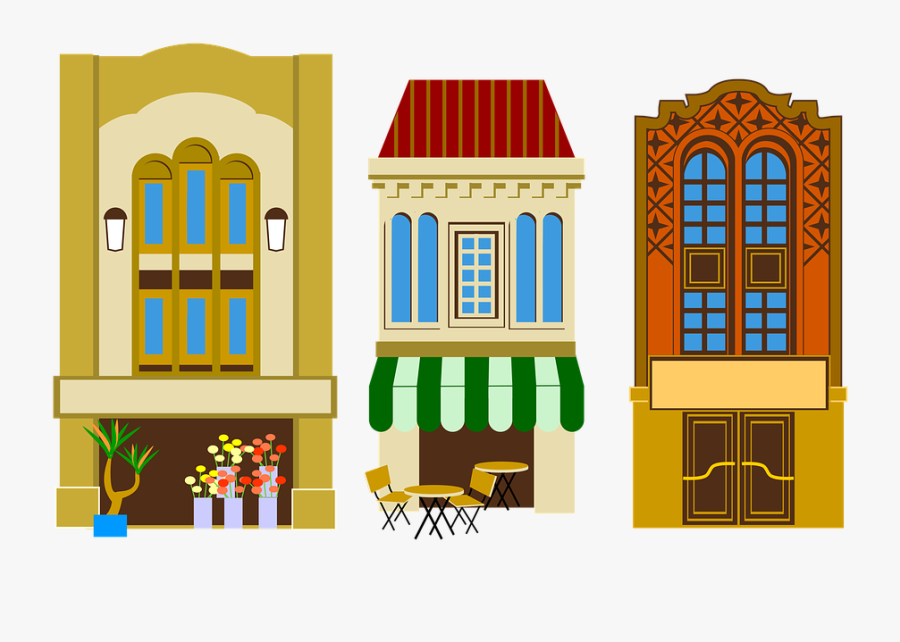 Building, Storefront, Shop, Florist - Marketing, Transparent Clipart