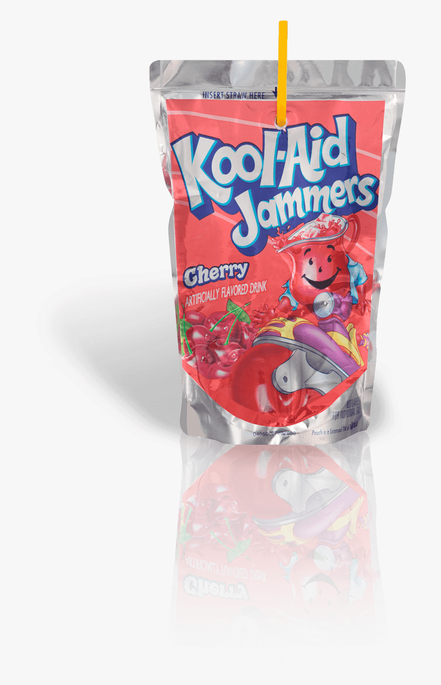 Kool Aid Jammers Cherry Flavored Drink 60 Fl Oz Box - Kool Aid Transparent Background, Transparent Clipart