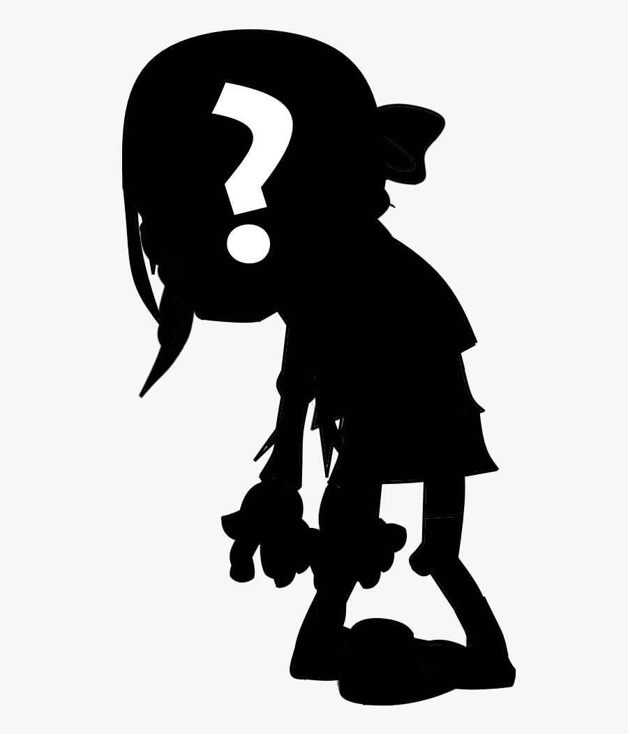 Transparent Free Zombie Clipart - Plant Vs Zombies Silhouette, Transparent Clipart