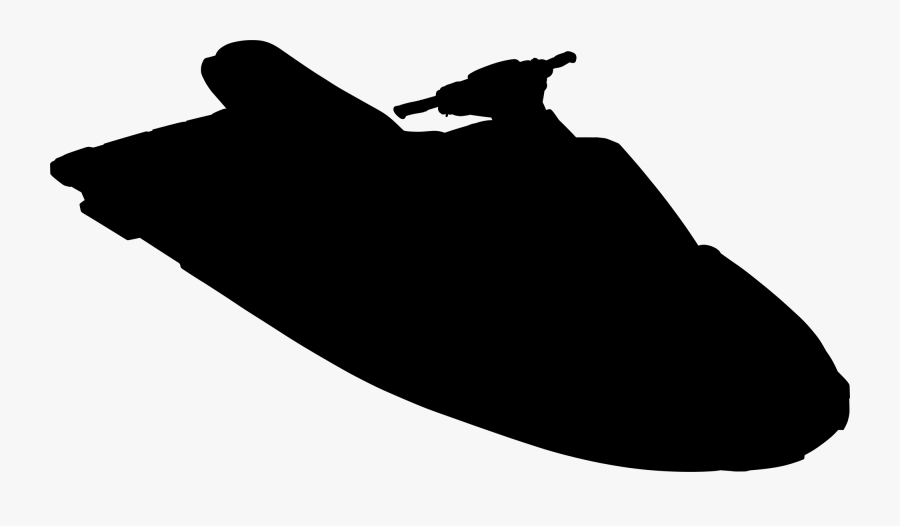 Jet Ski Silhouette - Jet Ski Silhouette Transparent, Transparent Clipart