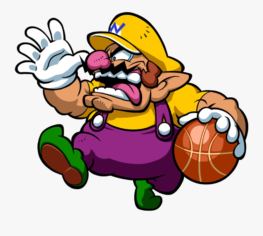 Wii U/3ds Downloads For May 11th, Clipart , Png Download - Mario Hoops 3 On 3 Wario, Transparent Clipart