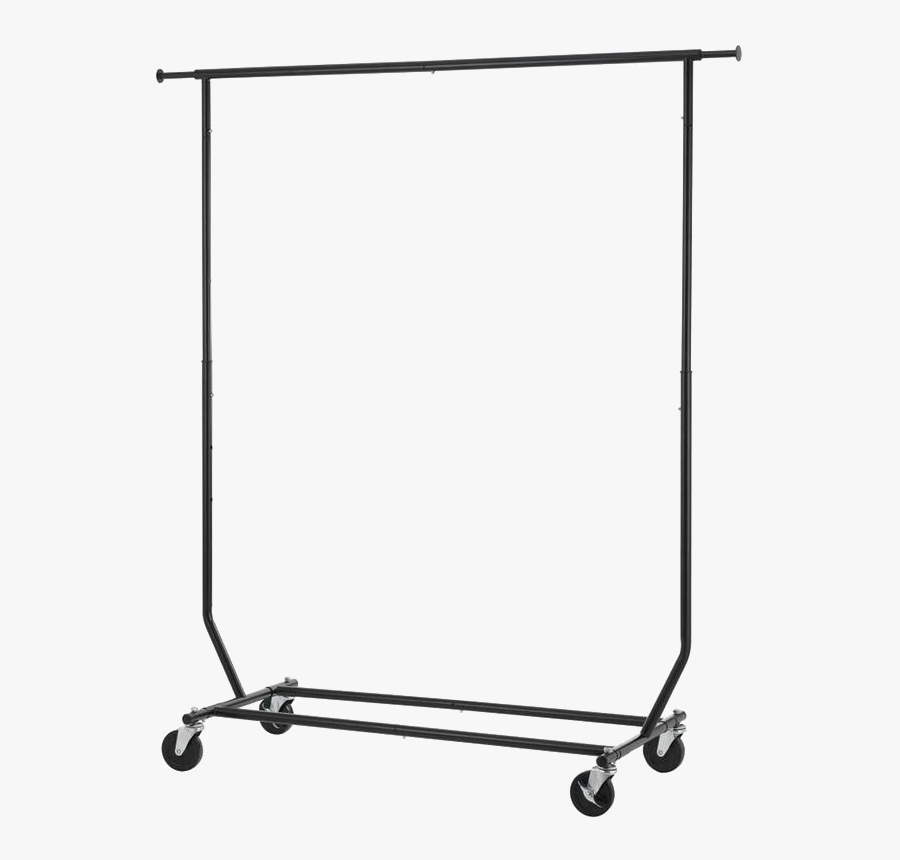 Heavy Duty Collapsible Rolling Rack - Collapsible Cloth Rack, Transparent Clipart