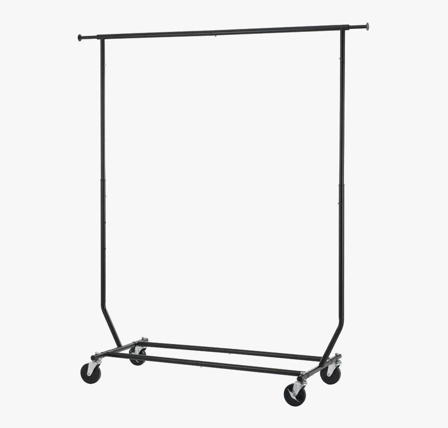 Heavy Duty Collapsible Rolling Rack Collapsible Cloth Rack Free Transparent Clipart Clipartkey