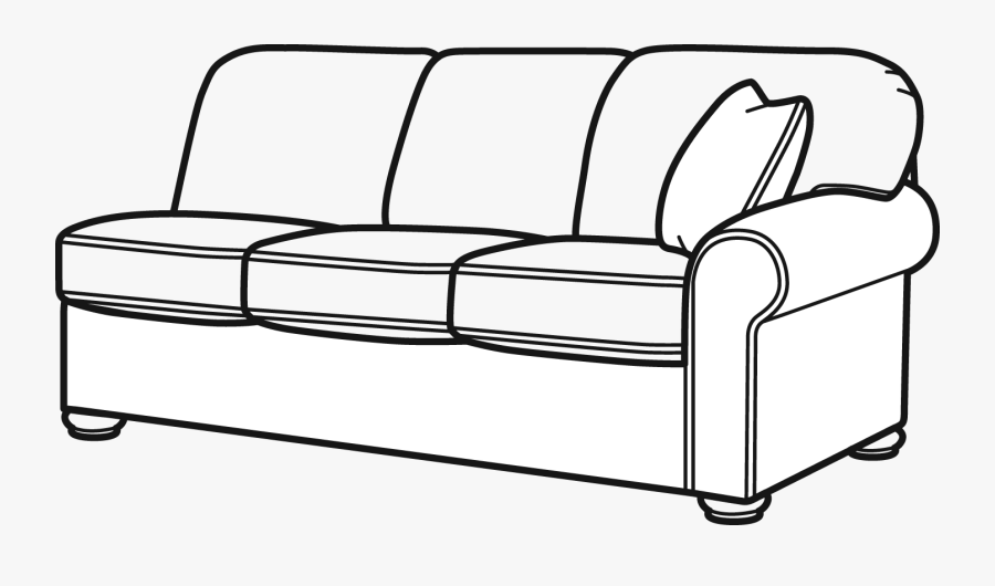 Couch, Transparent Clipart