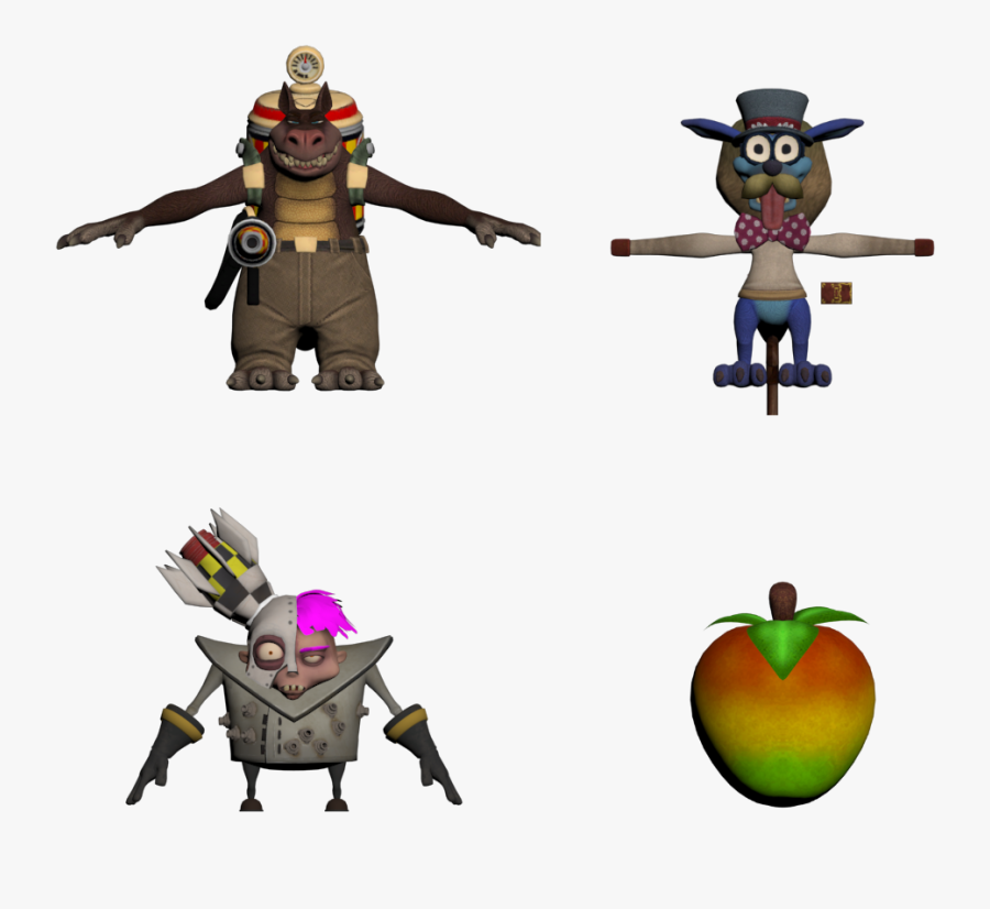 Figure,clip Art,art,costume,style - Crash Bandicoot N Sane Trilogy Models, Transparent Clipart