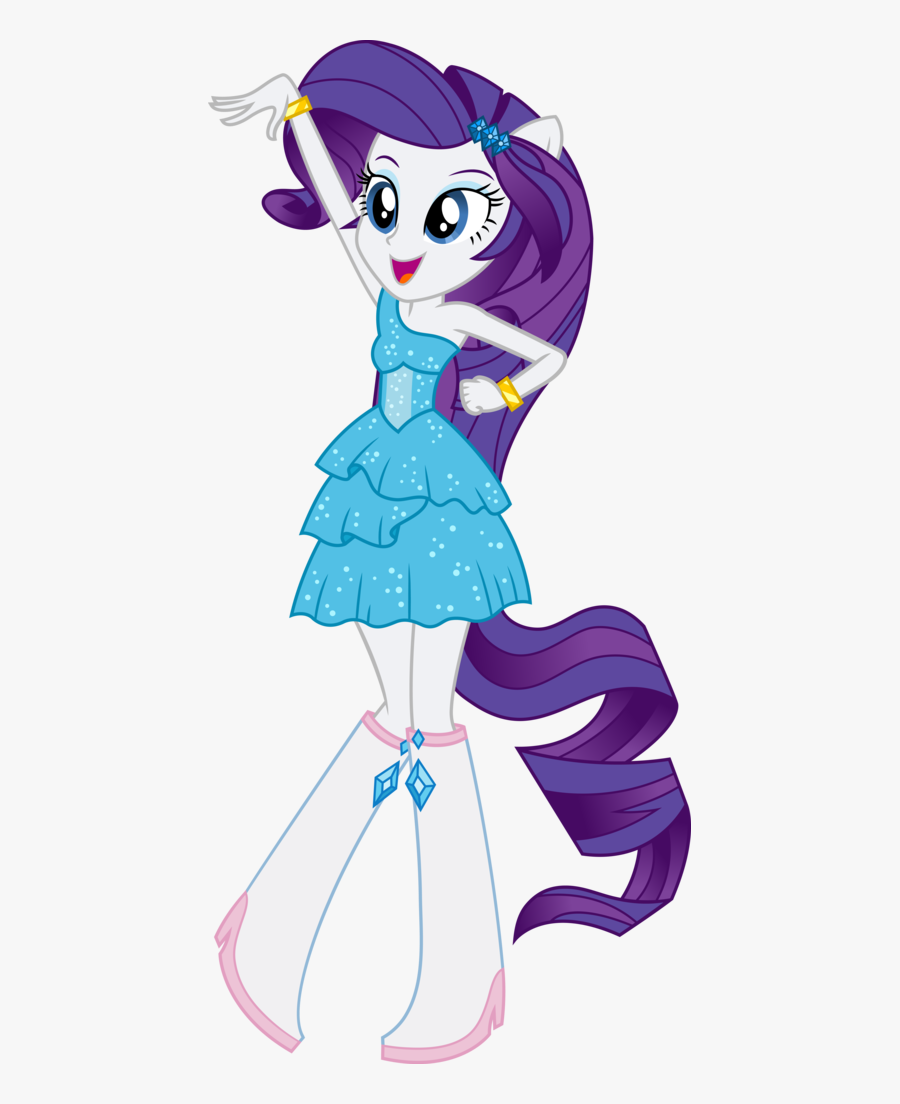 Vector Clothes Semi Formal Attire - Equestria Girls Dress Rarity, Transparent Clipart