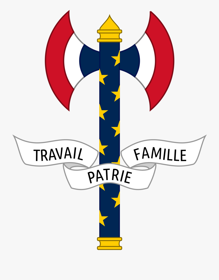 Vichy France Flag, Transparent Clipart