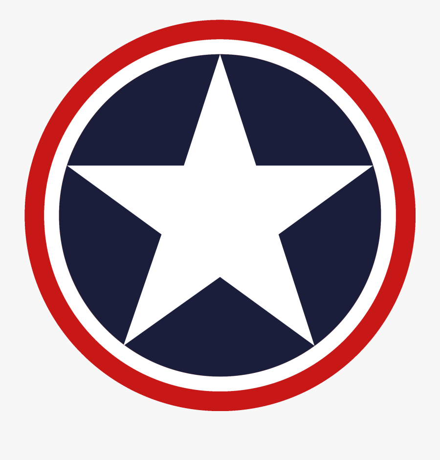 Confederate Roundel New - Captain America Super Soldier Logo, Transparent Clipart