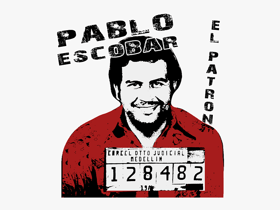 Bleed Area May Not Be Visible - Pablo Escobar T Shirt, Transparent Clipart